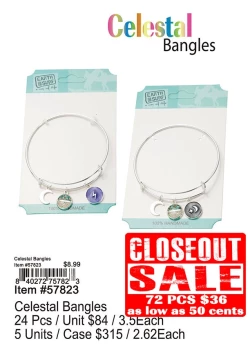 Celestal Bangles Closeout